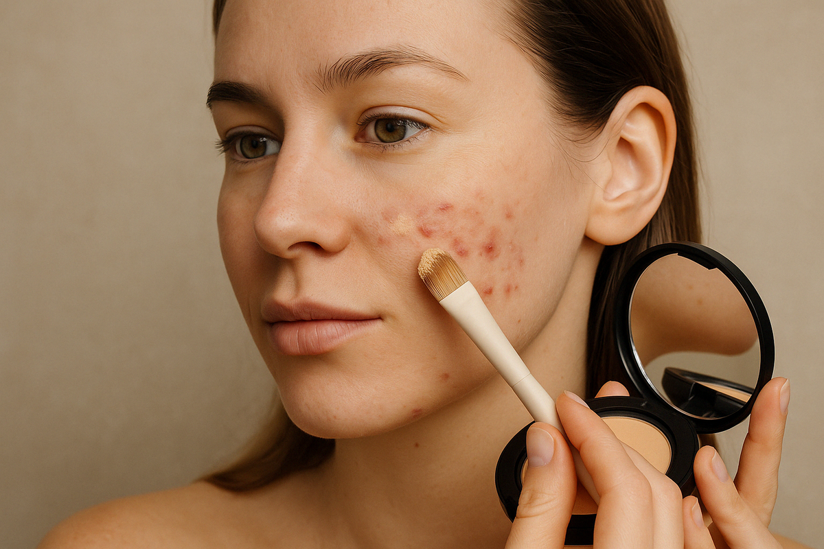 How to cover Acne Blemises with Makeup